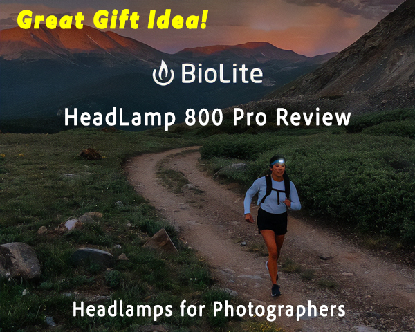 BioLite Headlamps for Photographers, Cyclists, Joggers, Climbers, Hikers & Tire Changers