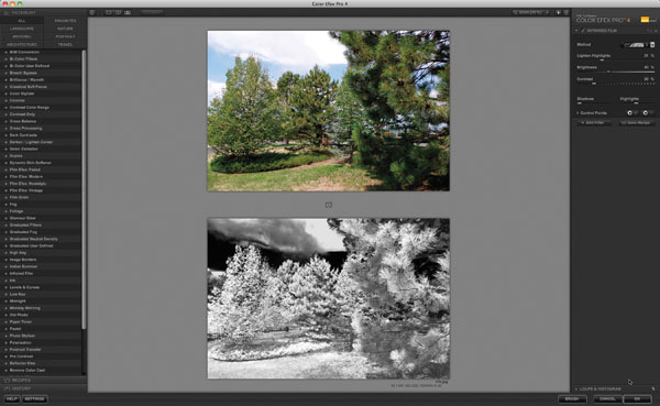 software for infrared photography mac