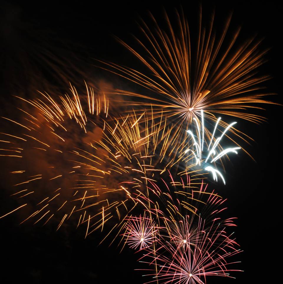 beach fireworks in Wildwood Shutterbug