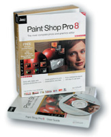 Jasc Softwares Paint Shop Pro 8 | Shutterbug