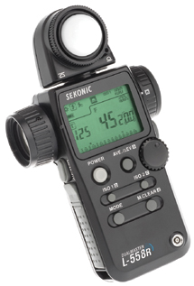 Sekonic's DualMaster L-558R Flash/Ambi Meter; Exposure Measurement