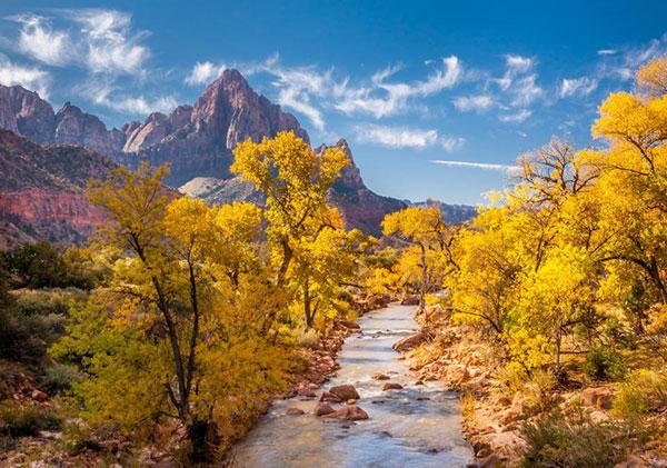 Images of Autumn: Zion, Watchman Virgin River View by Constance Reid ...