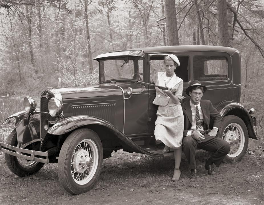 bonnie and clyde car